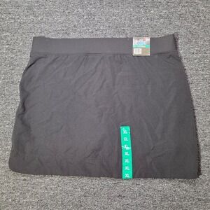 32 Degrees Cool Skort Women XL Black Athletic Golf Tennis Activewear NWT Sporty